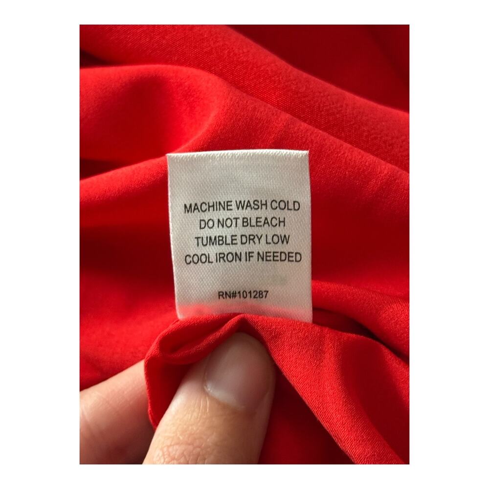 Alexia Admor Dress Harper Cap sleeves red size 14 - Picture 6 of 7
